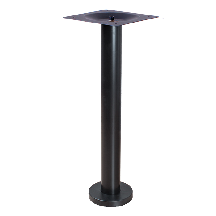 black coat bolt down table leg